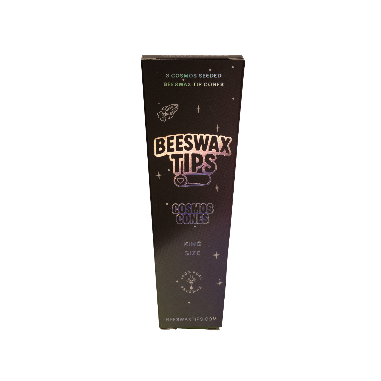 Beeswax Tip Cones with Cosmos Seeds - King Size [Master Case]