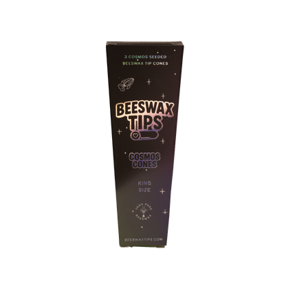Beeswax Tip Cones with Cosmos Seeds - King Size [Master Case]