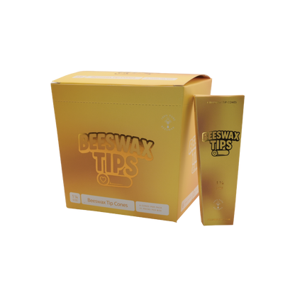 Beeswax Tips - 1.25 Cones - Master Case (20 Displays)